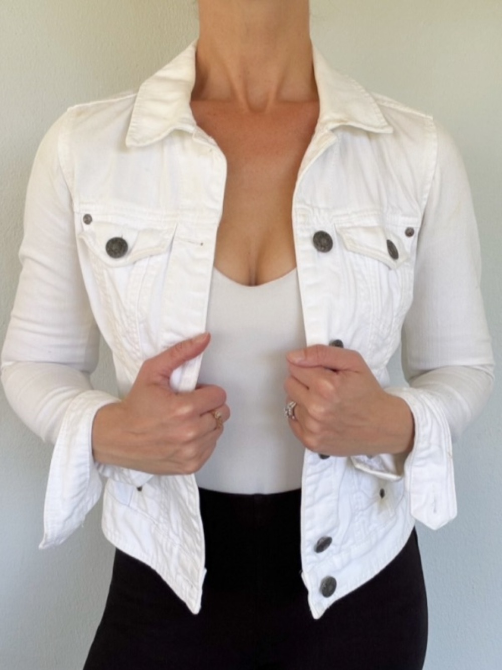 Esprit White Denim Jean Jacket